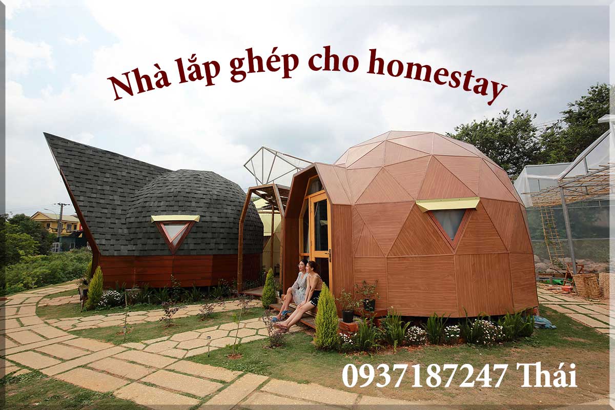 Mẫu nhà lắp ghép cho homestay 1 nhà lắp ghép cho homestay